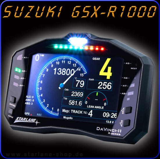 Dashboard SUZUKI GSX-R1000 / R L7 - M2 (2017 - 2022)